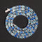 6MM Emerald Cut Cubic Zirconia Mix White Moissanite Tennis Chain Necklace