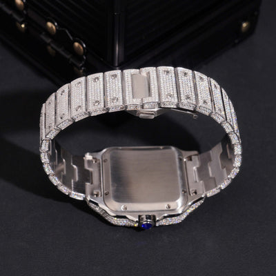 Iced Out One Of One Men Watch Moissanite Diamond Pass Diamond Tester