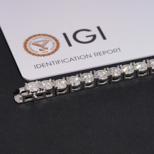 VVS Lab Diamond Tennis Bracelet 5MM IGI