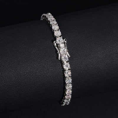 VVS Lab Diamond Tennis Bracelet 4MM 30 Pointer
