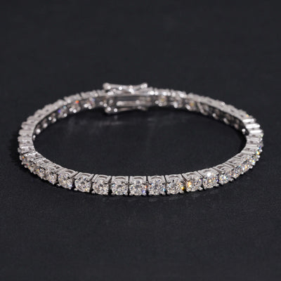 VVS Lab Diamond Tennis Bracelet 4MM 30 Pointer
