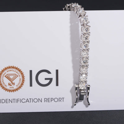 VVS Lab Diamond Tennis Bracelet 4MM 30 Pointer
