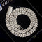 VVS Moissanite Diamond Cuban Chain Brass 10MM Three Rows