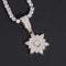 Moissanite Jewelry Charm Snakeflower Heart Stone Moissanite Charm For Unisex