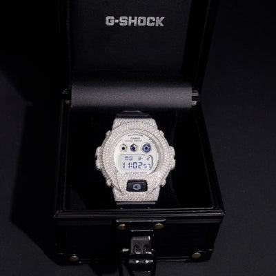 Fully Iced Moissanite Diamond DW6900 Watch G Shock