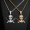 Skull Head Pendant VVS Moissanite Diamond Charm
