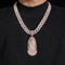 Rose Gold Moissanite Diamond Virgin Maria Pendant