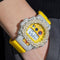 Yellow Gold Tow Tone DW6900 Moissanite G Shock Watch
